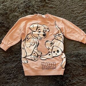 Zara Pink Dalmatians Sweatshirt